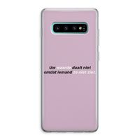 uw waarde daalt niet: Samsung Galaxy S10 Plus Transparant Hoesje