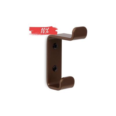 LIROdesign kapstok haak dubbel (brons)