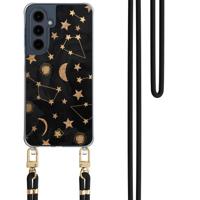Samsung Galaxy A16 hoesje met zwart koord - Counting the stars