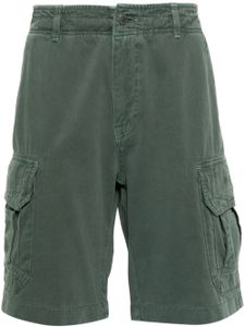 Moschino short en coton à logo brodé - Vert