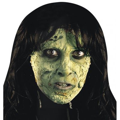 Tube carnavals make-up groene huid