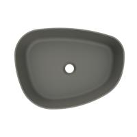 Waskom Arcqua Rocker Cast Marble 50x37 cm Organisch Links Mat Beton Arcqua