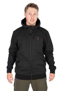 Fox Collection Soft Shell Jacket Black & Orange Medium