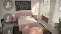 Opberg boxspring 200 x 200 cm- stofkleur 5083