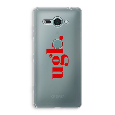Ugh: Sony Xperia XZ2 Compact Transparant Hoesje