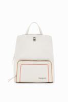 Multi-positie geborduurde rugzak M - WHITE - U