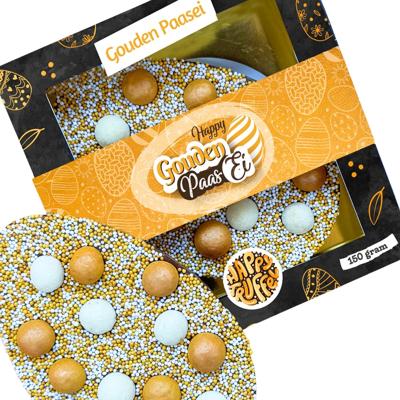 Chocoladetablet Gouden Paasei (150 gram)