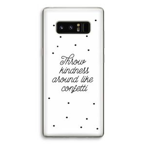Confetti: Samsung Galaxy Note 8 Transparant Hoesje