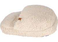 JENS Living voetenwarmer teddy - Polyester- Unisex maat - Taupe