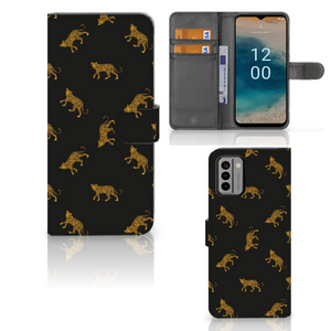 Telefoonhoesje met Pasjes voor Nokia G22 Leopards