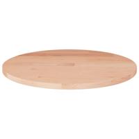 Tafelblad rond Ø30x1,5 cm onbehandeld massief eikenhout