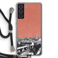 Marrakech Skyline : Samsung Galaxy S21 FE Transparant Hoesje met koord