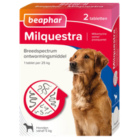 Beaphar Milquestra Ontwormingsmiddel Honden vanaf 5KG
