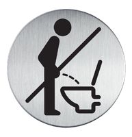 Infobord pictogram Durable 4921 verboden Staand urineren - thumbnail