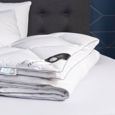 Dekbed Dons 65% ganzendons All Season - Enkel - 200x200 cm (Tweepersoons) - Presence - 320 gram - Dekbed-Discounter.nl
