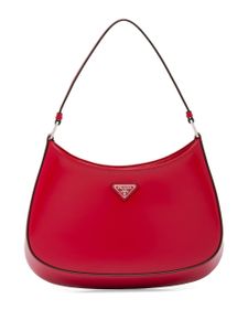 Prada sac porté épaule Cleo en cuir - Rouge