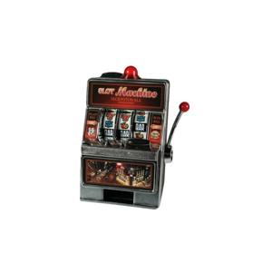 Spaarpot gokkast - speelautomaat - 19 x 13 cm - fruitmachine - casino thema