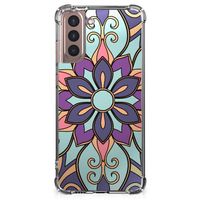 Samsung Galaxy S21 Plus Case Purple Flower - thumbnail