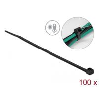 Delock 19353 Kabelbinder Zwart Hittegestabiliseerd, Herbruikbaar 100 stuk(s)