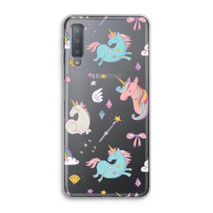 Fantasiewereld: Samsung Galaxy A7 (2018) Transparant Hoesje
