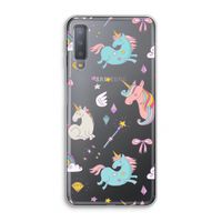 Fantasiewereld: Samsung Galaxy A7 (2018) Transparant Hoesje Fantasiewereld: Samsung Galaxy A7 (2018) Transparant Hoesje