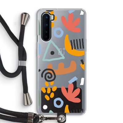 Abstract: OnePlus Nord Transparant Hoesje met koord
