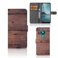 Nokia 3.4 | Book Style Case | Old Wood