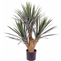 Yucca kunstplant 90 cm in pot voor binnen/buiten   - - thumbnail