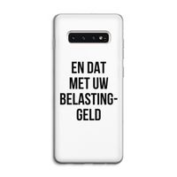 Belastinggeld: Samsung Galaxy S10 4G Transparant Hoesje