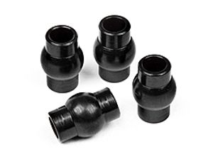 HPI - Ball 3x5.8x9mm (black/4pcs) (86214)