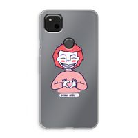 Hartje: Google Pixel 4a Transparant Hoesje