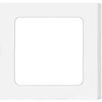 LED Downlight Vierkant 6W - Koud Wit 6500K - Mat Wit - Kunststof