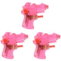 Mini waterpistool - 6x - roze - kunststof - 8 centimeter - zomer speelgoed - thumbnail