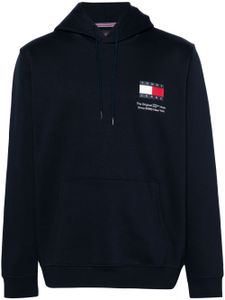 Tommy Jeans hoodie en coton à logo imprimé - Bleu