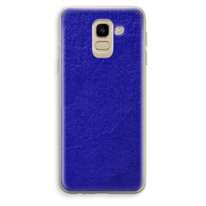 Majorelle Blue: Samsung Galaxy J6 (2018) Transparant Hoesje