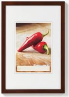Walther Peppers houten fotolijst 10x15cm notenboom Walther Peppers houten fotolijst 10x15cm notenboom