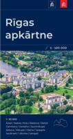 Wegenkaart - landkaart Riga regio | Jana Seta