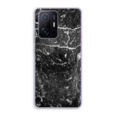 Zwart marmer: Xiaomi 11T Transparant Hoesje