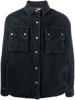 RHUDE surchemise en jean - Noir
