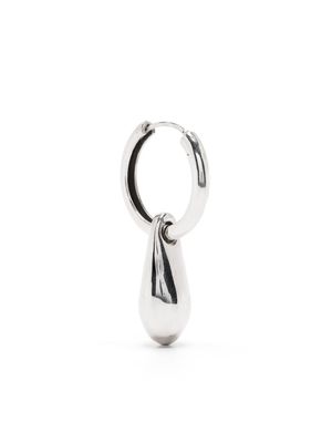 Parts of Four boucle d'oreille pendante en argent sterling à fini mat