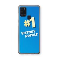 Victory Royale: Samsung Galaxy A21s Transparant Hoesje