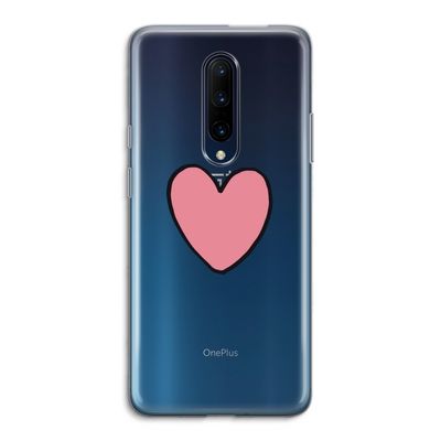 Hartje: OnePlus 7 Pro Transparant Hoesje