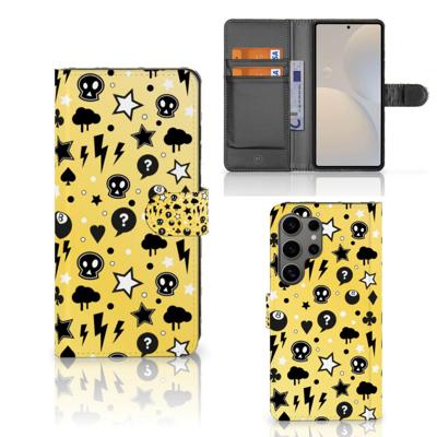 Telefoonhoesje met Naam Samsung Galaxy S25 Ultra Punk Geel
