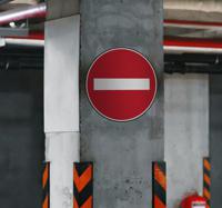 Sticker Verkeersbord Verboden Toegang