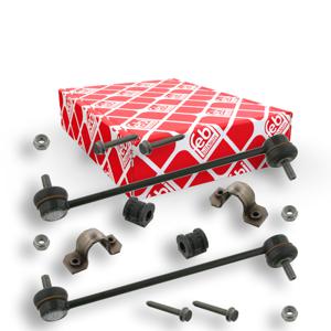 Reparatieset, stabilisatorophanging FEBI BILSTEIN, Inbouwplaats: Vooras links en rechts, u.a. für Skoda, VW, Seat, Audi