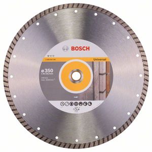 Bosch Accessoires Diamantdoorslijpschijf Standard for Universal Turbo 350 x 20,00+25,40 x 3 x 10 mm 1st - 2608602587