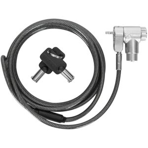 DEFCON Ultimate Universal Keyed Cable Lock with Slimline Adaptable Lock Head Diefstalbeveiliging