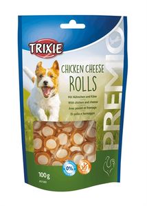 TRIXIE PREMIO CHICKEN CHEESE ROLLS 100 GR 6 ST