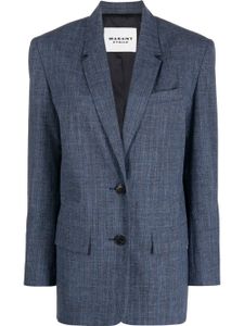 MARANT ÉTOILE blazer à simple boutonnage - Bleu