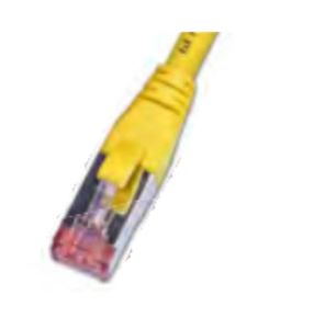 Slim Wirewin PKW-STP-SLIM-KAT6 2.0 GE RJ45 Netwerkkabel, patchkabel CAT 6 U/FTP 2.00 m Geel Plat 1 stuk(s)